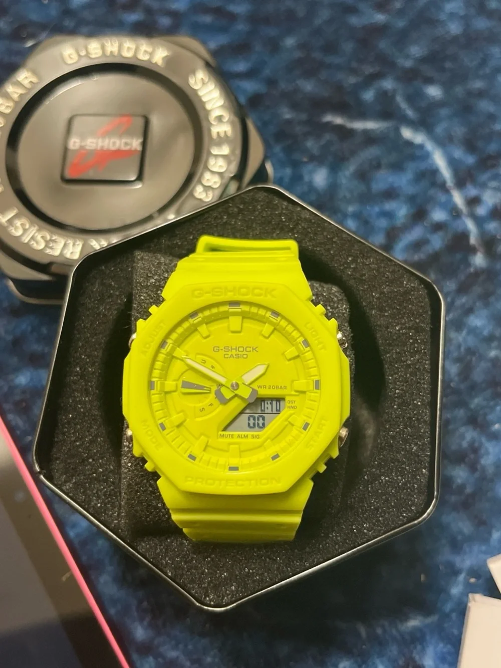 G-Shock Neon Yellow Resin Sport Watch